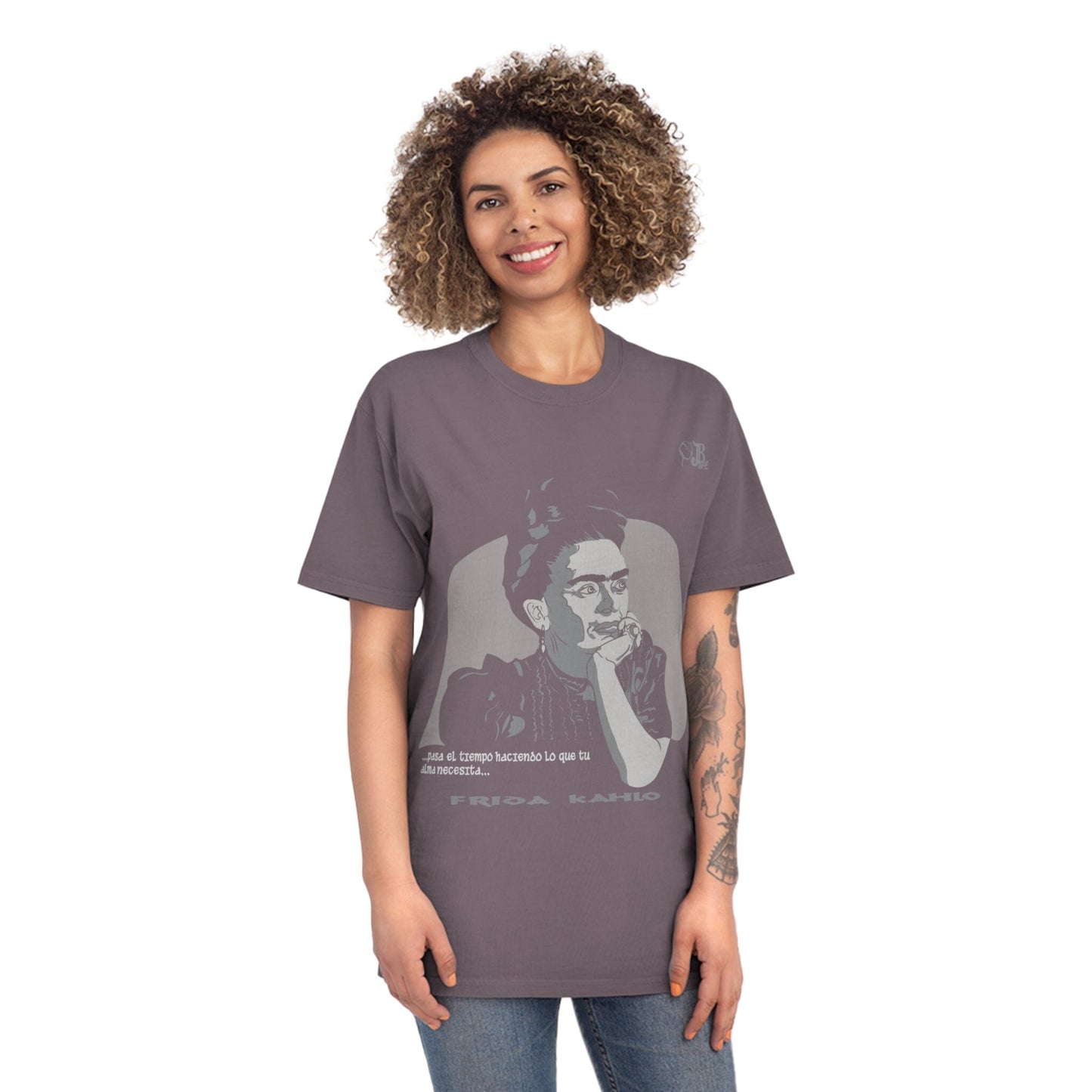 Frida Kahlo - JB Rae Designs T-Shirt Printify Faded Mauve S