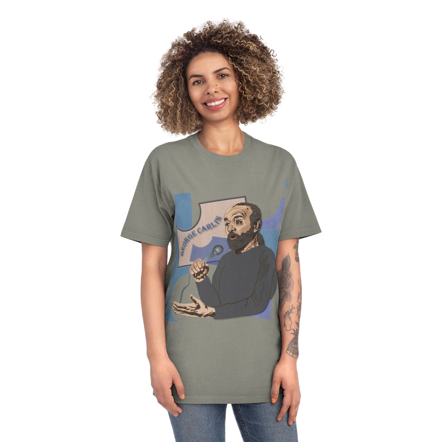 George Carlin - Design by JB Rae T-Shirt Printify