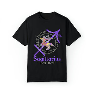 Sagittarius Astrology Horoscope Male Design By JB Rae T-Shirt Showfor Inc. 