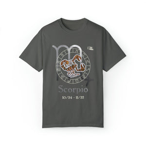 Scorpio Astrology Horoscope Unisex Design By JB Rae T-Shirt Showfor Inc. 