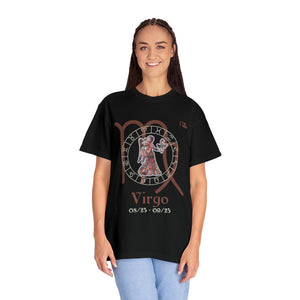 Virgo Astrology Horoscope Unisex Design By JB Rae T-Shirt Showfor Inc. Black S 