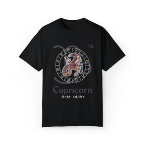 Capricorn Astrology Horoscope Unisex Design by JB Rae T-Shirt Printify 