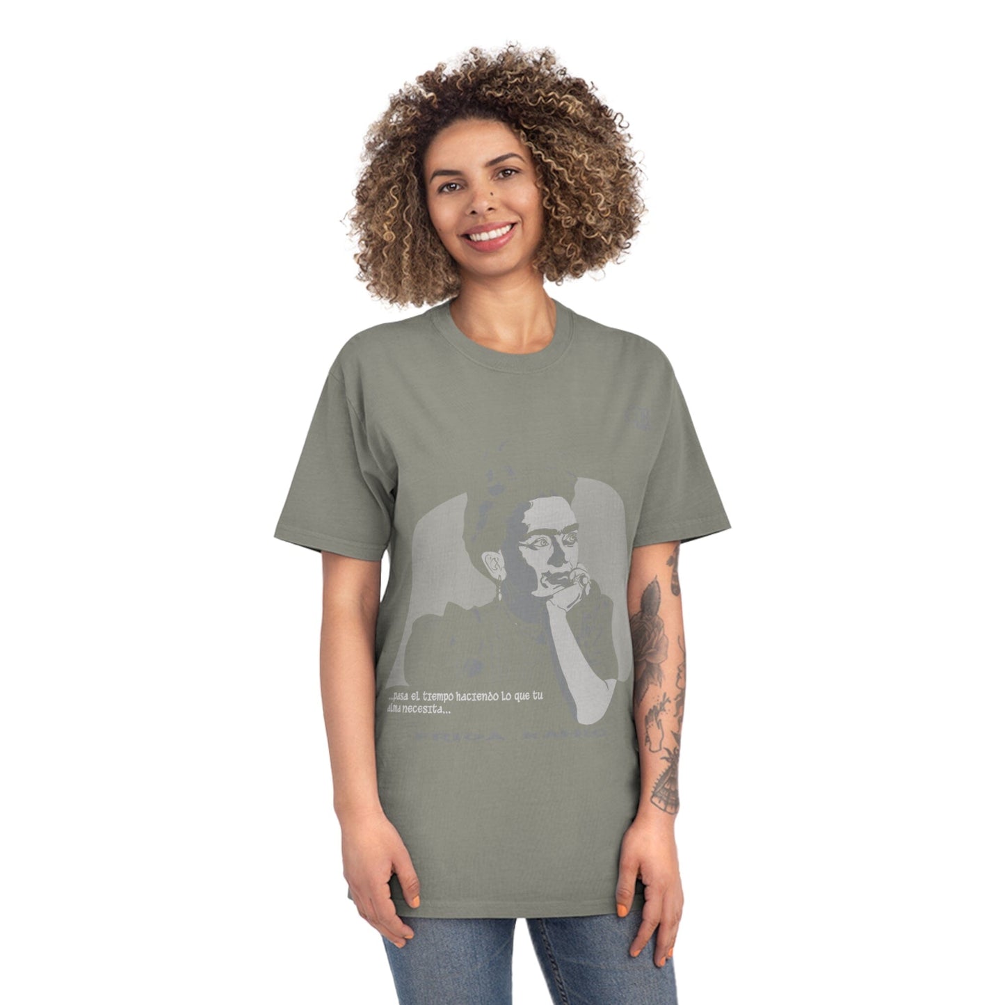 Frida Kahlo - JB Rae Designs T-Shirt Printify Faded Dust S 