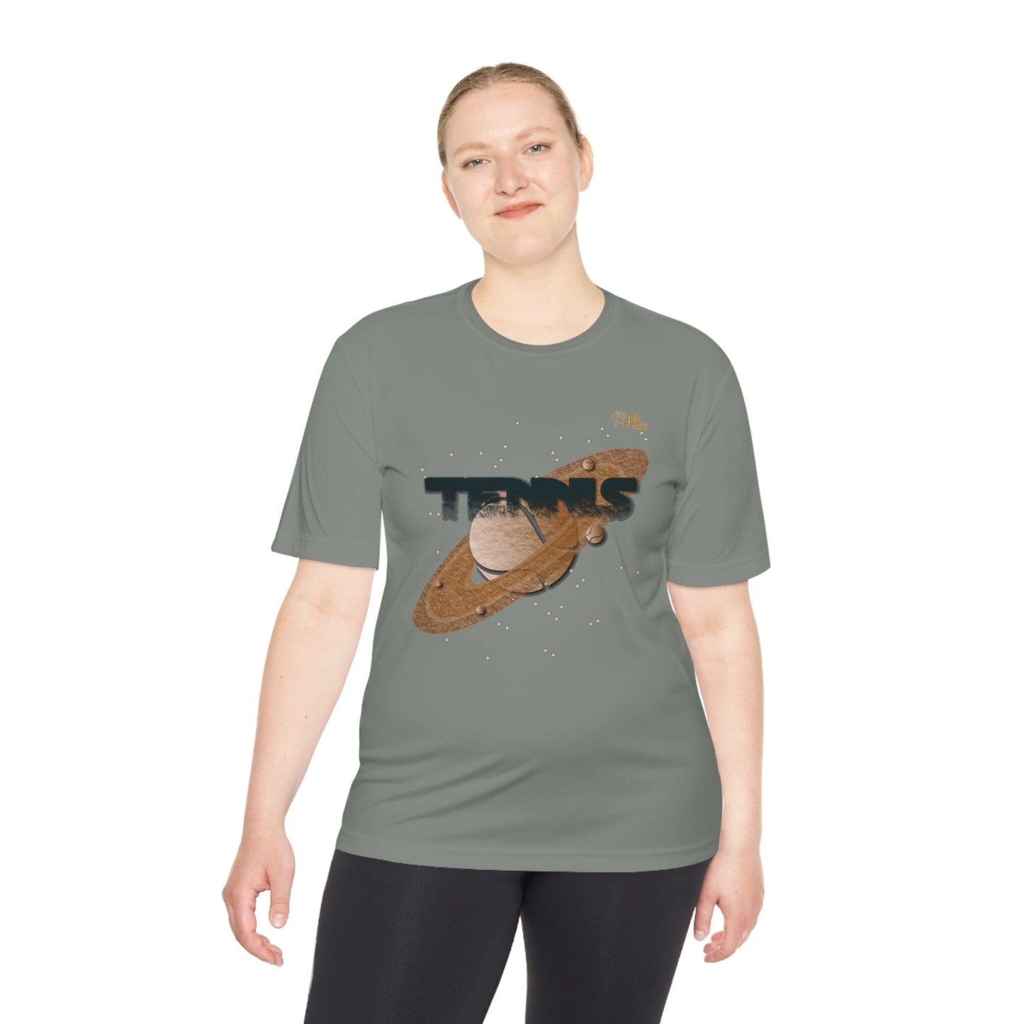 Tennis - Unisex Design by JB Rae T-Shirt Printify Grey Concrete XS 