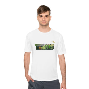 Tennis - Unisex Design by JB Rae T-Shirt Printify White XS 