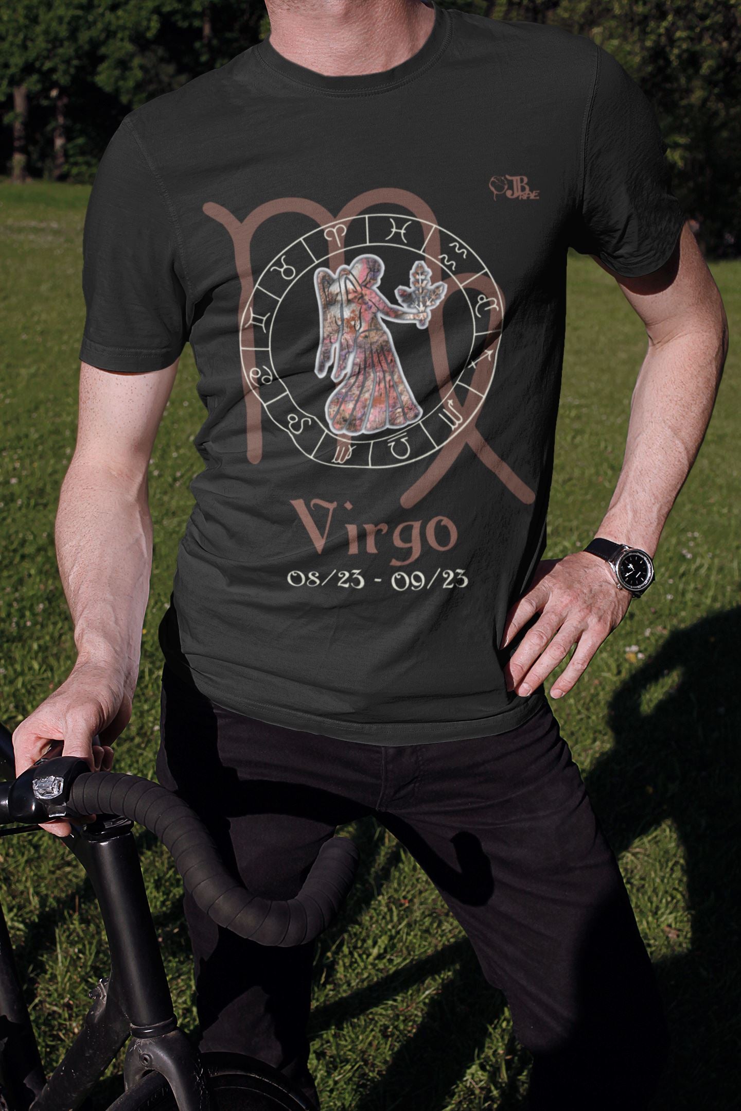 Virgo Astrology Horoscope Unisex Design By JB Rae T-Shirt Printify 