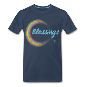 1 BLESSINGS T-shirt by JB Rae Men's Premium T-Shirt Showfor Inc. navy S 