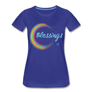 1 BLESSINGS T-shirt by JB Rae Women’s Premium T-Shirt Showfor Inc. royal blue S 