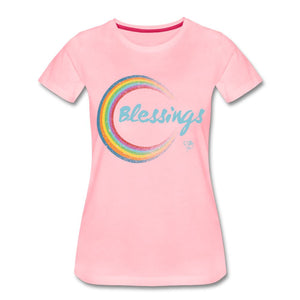 1 BLESSINGS T-shirt by JB Rae Women’s Premium T-Shirt Showfor Inc. pink S 