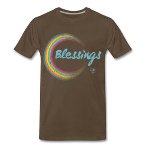 1 BLESSINGS T-shirt by JB Rae Men's Premium T-Shirt Showfor Inc. noble brown S 