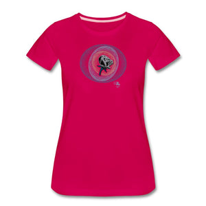 Art - Black Rose T-shirt by JB Rae Women’s Premium T-Shirt | Spreadshirt 813 Showfor Inc. dark pink S 