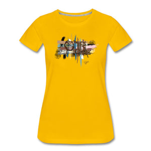 Art - Just Having Fun T-shirt by JB Rae Women’s Premium T-Shirt | Spreadshirt 813 Showfor Inc. sun yellow S 