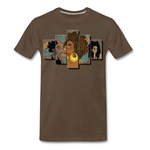 Art - Natural Beauty T-shirt by JB Rae Men's Premium T-Shirt | Spreadshirt 812 Showfor Inc. noble brown S 