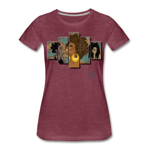 Art - Natural Beauty T-shirt by JB Rae Women’s Premium T-Shirt | Spreadshirt 813 Showfor Inc. heather burgundy S 