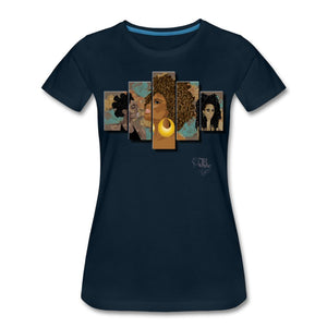 Art - Natural Beauty T-shirt by JB Rae Women’s Premium T-Shirt | Spreadshirt 813 Showfor Inc. deep navy S 