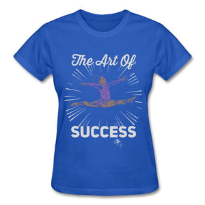 Art of Success Gymnastics T-shirt by JB Rae Gildan Ultra Cotton Ladies T-Shirt Showfor Inc. royal blue S 