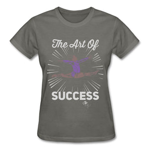 Art of Success Gymnastics T-shirt by JB Rae Gildan Ultra Cotton Ladies T-Shirt Showfor Inc. charcoal S 