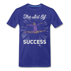 Art of Success Gymnastics T-shirt by JB Rae Men's Premium T-Shirt Showfor Inc. royal blue S 