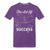 Art of Success Gymnastics T-shirt by JB Rae Men's Premium T-Shirt Showfor Inc. purple S 