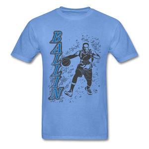BALLIN T-shirt by JB Rae Hanes Adult Tagless T-Shirt Showfor Inc. carolina blue S 