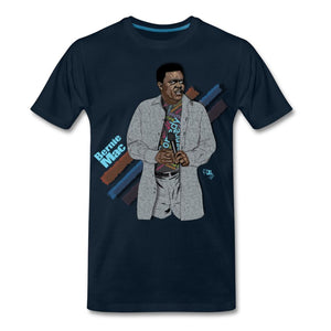 Comedian – Bernie Mac T-shirt Design by JB Rae Men's Premium T-Shirt Showfor Inc. deep navy S 