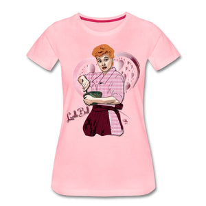 Comedian – Lucille Ball T-shirt Design by JB Rae Women’s Premium T-Shirt | Spreadshirt 813 Showfor Inc. pink S 