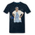Comedian - Moms Mabley T-shirt Design by JB Rae Men's Premium T-Shirt | Spreadshirt 812 Showfor Inc. deep navy S 