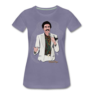 Comedian - Richard Pryor T-shirt Design by JB Rae Women’s Premium T-Shirt Showfor Inc. washed violet S 