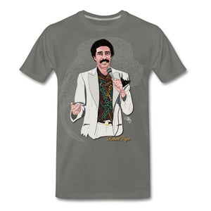 Comedian - Richard Pryor T-shirt Design by JB Rae Men's Premium T-Shirt Showfor Inc. asphalt gray S 