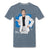 Comedian – Robin Williams T-shirt Design by JB Rae Men's Premium T-Shirt Showfor Inc. steel blue S 