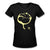 Cotton Is Forever T-shirt Design by JB Rae Women's V-Neck T-Shirt Showfor Inc. black S 