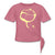 Cotton Is Forever T-shirt Design by JB Rae Women's Knotted T-Shirt Showfor Inc. mauve S 