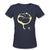 Cotton Is Forever T-shirt Design by JB Rae Women's V-Neck T-Shirt Showfor Inc. navy S 