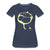 Cotton is forever T-shirt Design by JB Rae Women’s Premium T-Shirt Showfor Inc. navy S 