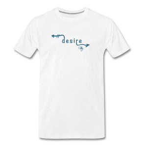 Desire 2 T-shirt Design by JB Rae Men's Premium T-Shirt | Spreadshirt 812 Showfor Inc. white S 