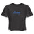 Desire 3 es T-shirt Design by JB Rae Women's Cropped T-Shirt | Bella+Canvas B8882 Showfor Inc. deep heather S 