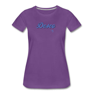 Desire 3 es T-shirt Design by JB Rae Women’s Premium T-Shirt | Spreadshirt 813 Showfor Inc. purple S 