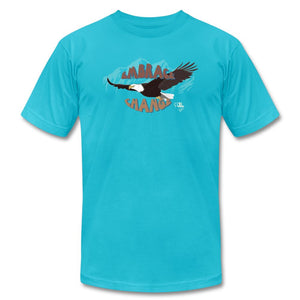 Embrace Change T-shirt Design by JB Rae Unisex Jersey T-Shirt | Bella + Canvas 3001 Showfor Inc. turquoise S 