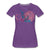 Festive Floral T-shirt Design by JB Rae Women’s Premium T-Shirt | Spreadshirt 813 Showfor Inc. purple S 