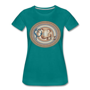 Focus T-shirt Design by JB Rae Women’s Premium T-Shirt | Spreadshirt 813 Showfor Inc. teal S 