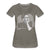 Frida Kahlo T-shirt Design by JB Rae Women’s Premium T-Shirt Showfor Inc. asphalt gray S 