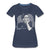 Frida Kahlo T-shirt Design by JB Rae Women’s Premium T-Shirt Showfor Inc. navy S 