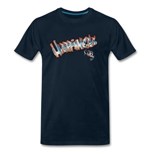 Happiness - T-shirt Design by JB Rae Men's Premium T-Shirt | Spreadshirt 812 Showfor Inc. deep navy S 