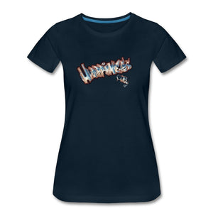 Happiness - T-shirt Design by JB Rae Women’s Premium T-Shirt | Spreadshirt 813 Showfor Inc. deep navy S 