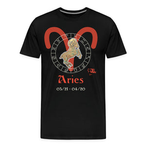 Horoscope - Aries Male Men's Premium T-Shirt | Spreadshirt 812 SPOD 