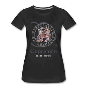 Horoscope - Capricorn Women’s Premium T-Shirt | Spreadshirt 813 Showfor Inc. black S 