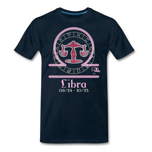 Horoscope - Libra Men's Premium T-Shirt | Spreadshirt 812 Showfor Inc. deep navy S 