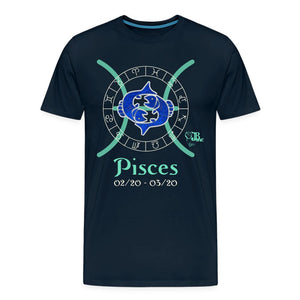 Horoscope - Pisces Male Men's Premium T-Shirt | Spreadshirt 812 SPOD 
