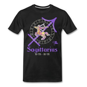 Horoscope - Sagittarius Men's Premium T-Shirt | Spreadshirt 812 Showfor Inc. black S 
