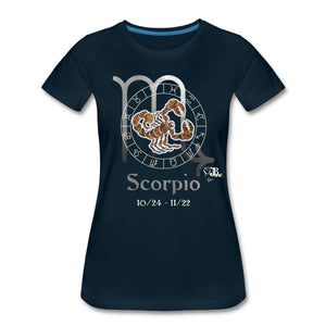 Horoscope - Scorpio Women’s Premium T-Shirt | Spreadshirt 813 Showfor Inc. deep navy S 